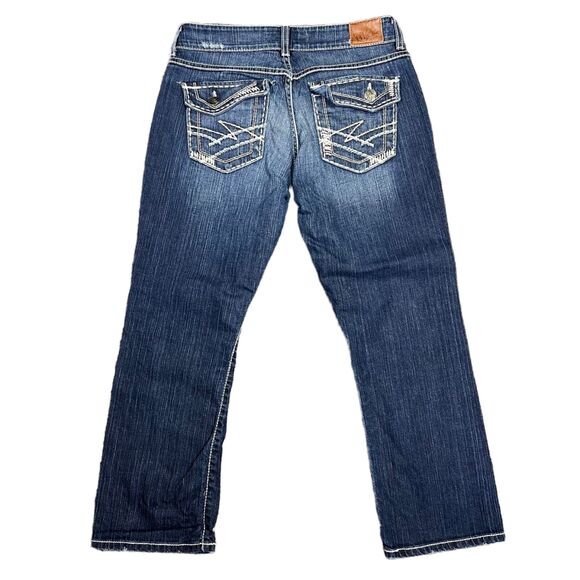 BKE Womens Culture Fit Denim Stretch Crop Capri Pants Jeans Size 30 - Picture 5 of 11